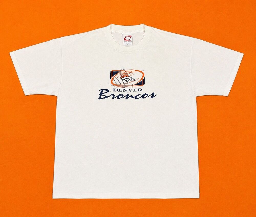Vintage Denver Broncos Embroidered T-Shirt